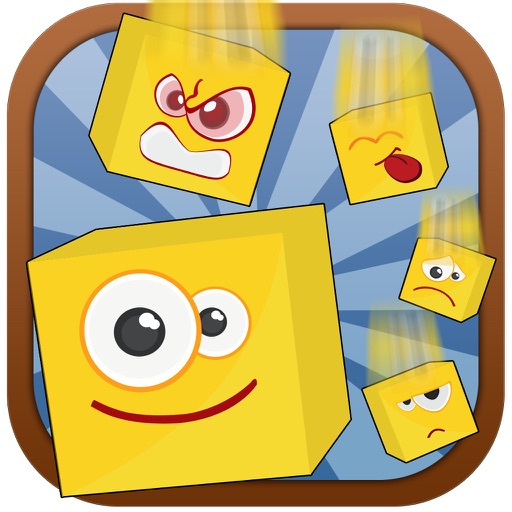 Goofy Emoji Face Puzzle Stack iOS App