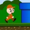 Help the little plumber to run as far as he can