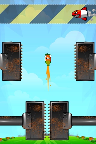 Bottle Rocket - Fly into the sky and avoid difficult traps! screenshot 4
