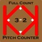 Full Count is a baseball pitch counting application that provides simple ball and strike count support as well as support for all events required to capture complete in game pitching statistics