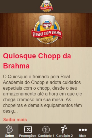 Quiosque Chopp Brahma MS screenshot 2