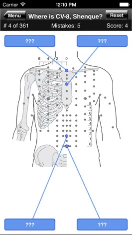 Game screenshot Acupuncture Points Body Quiz apk
