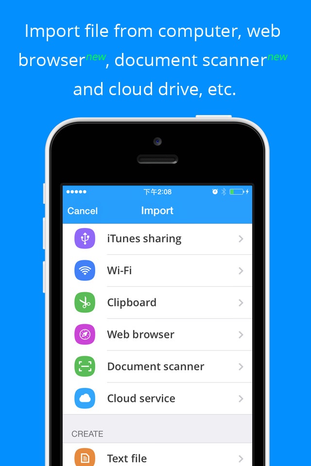 Briefcase Pro - File manager, cloud drive, document & pdf reader and file sharing App screenshot 4