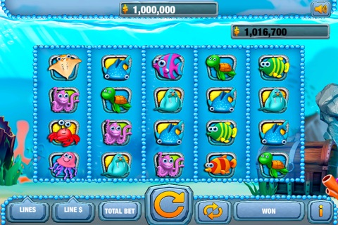 Ocean Sea Slots - Free Ocean Animals Slot Machine Casino Game screenshot 2