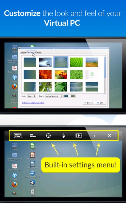 AlwaysOnPC - Firefox with Flash Player and Office on a Virtual PC for iPhone screenshot-3
