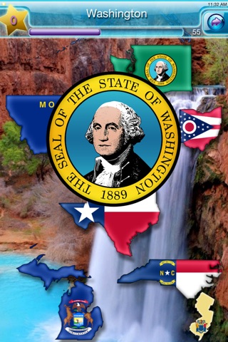 Geo World Deluxe - USA States, Capitals, Flags and Seals screenshot 2