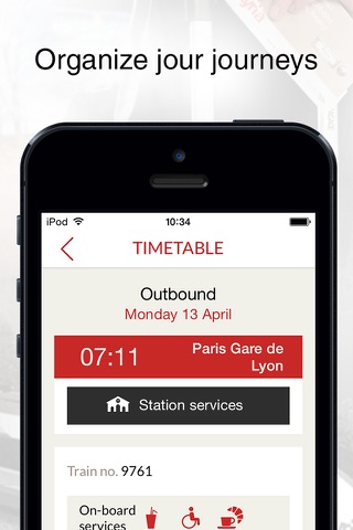 TGV Lyria : horaires & trajets screenshot 2