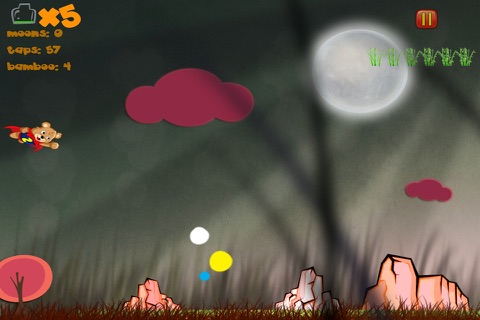 A Flying Care Bear Rainbow Star Power – Cuddly Panda Bears Game Free screenshot 2