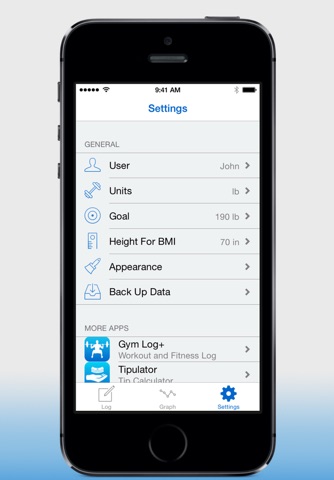 Weight Log+ screenshot 3
