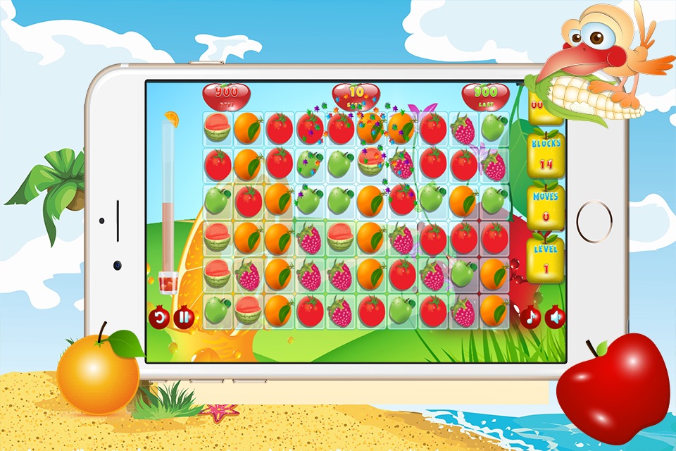 Swipe fruits :Juicy fruit splash screenshot 2