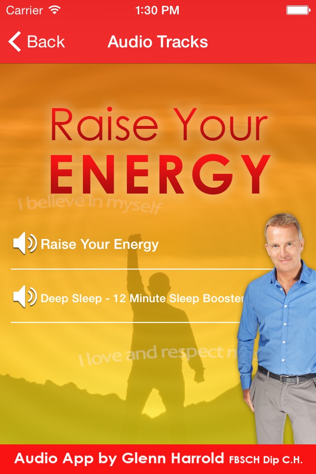 Raise Your Energy by Glenn Harrold: Self-Hypnosis Energy & Motivation screenshot 2