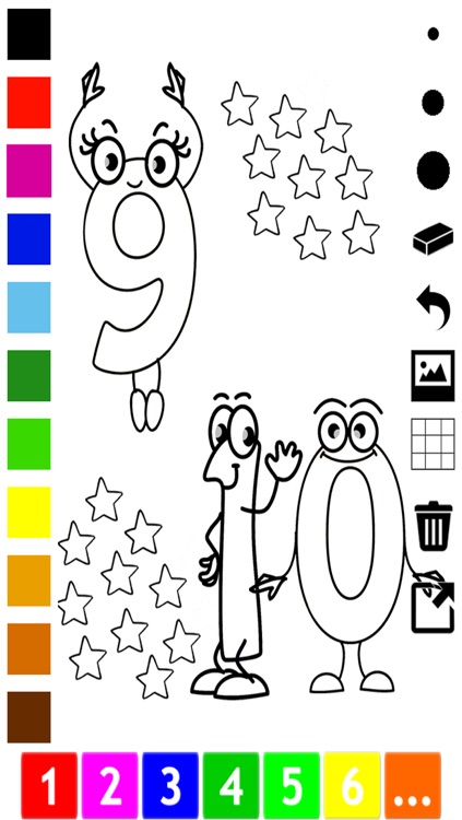 A Numbers Coloring Book for Toddlers: Learn to color and write 1-10