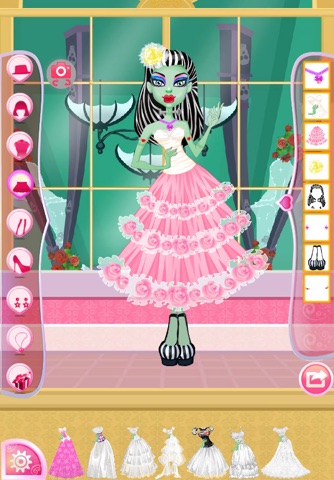 Monster Frankie Bride Dress Up screenshot 2