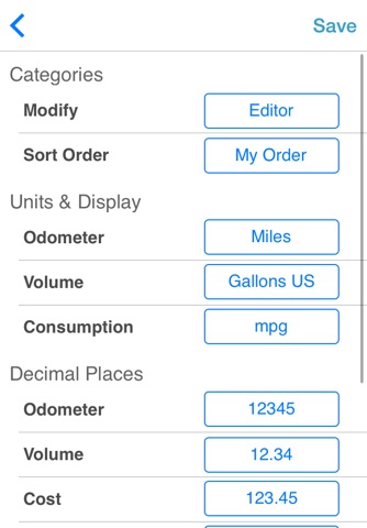 Fuel Log Evo - Vehicle Cost and Trip Management screenshot 3