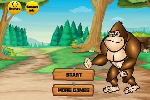 Apes Gone Wild - Gorilla Catching Bananas Mania screenshot 2