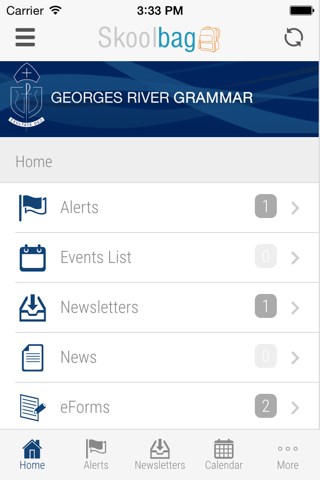 Georges River Grammar - Skoolbag screenshot 2