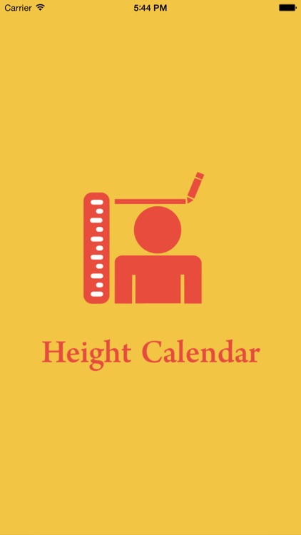 Height Tracking Calendar - Track your daily, weekly, monthly, yearly height and set personal goals