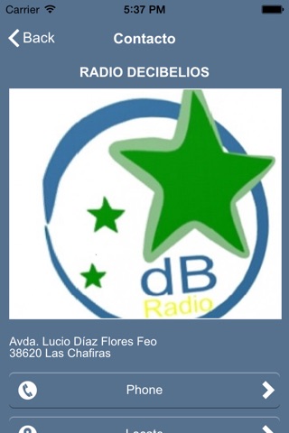 Radio Decibelios screenshot 2