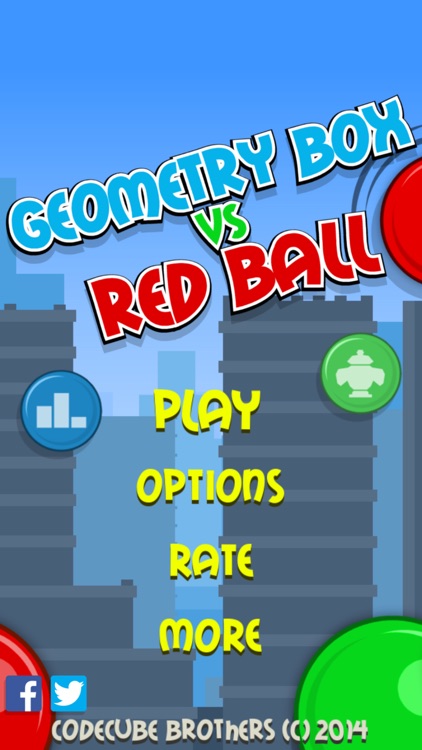 Geometry Box vs Red Ball FREE screenshot-3