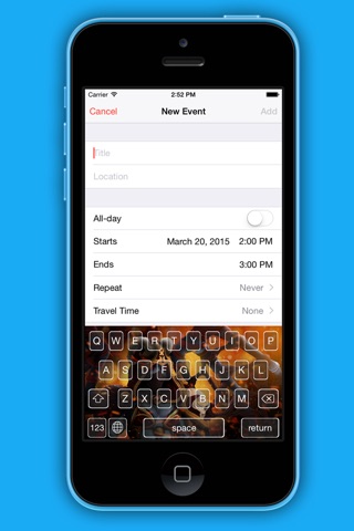 Spirit Board : Fancy iPhone Keyboard With Spirit Of Fight screenshot 2