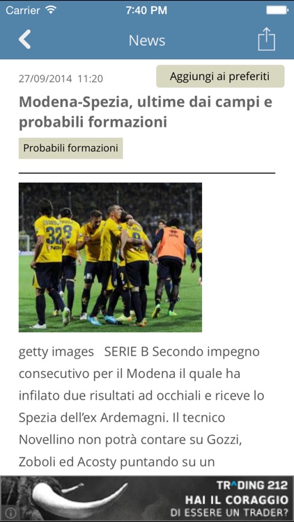 Serie B News