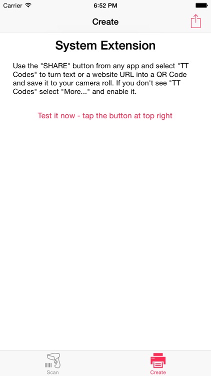 TT Codes - QR Codes Scanner & Creator Action Extension