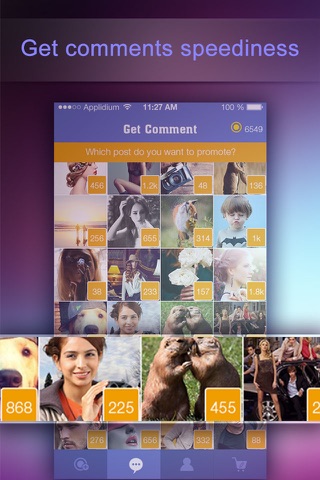 Comments for instagram-get free instacomments screenshot 2