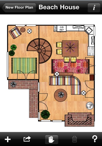 Home Design DIY Interior Room Layout Space Planning & Decorating Tool - Mark On Call for iPhone screenshot 2