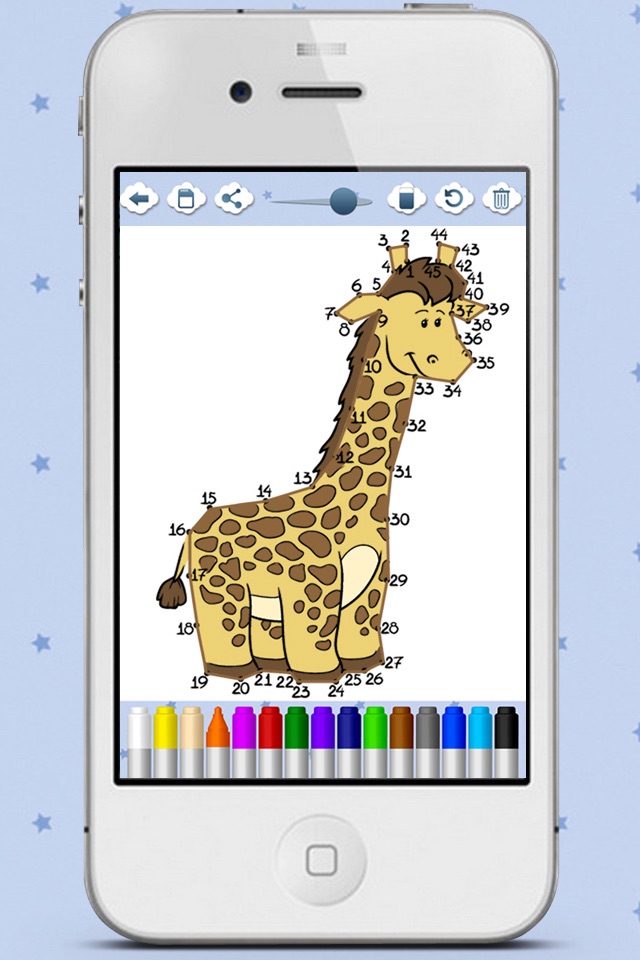 Unir puntos y pintar animales screenshot 3