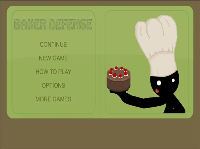 Baker Defense - Stickman Edition, game for IOS