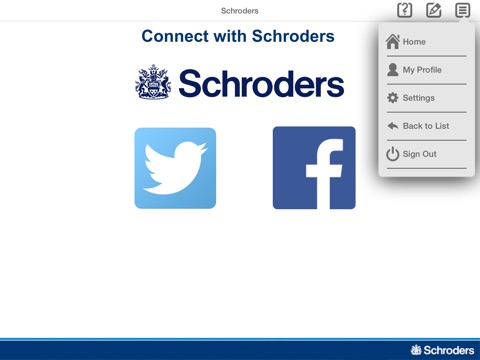 Schroders UK Events Portal screenshot 3