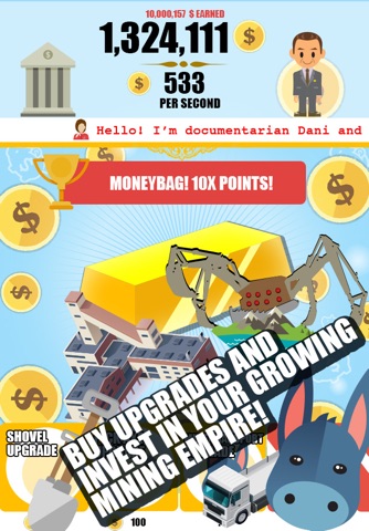 Gold Miner: Clicker Empire screenshot 2