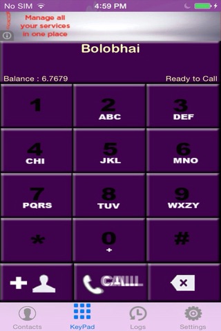 Bolobhai dialer screenshot 2