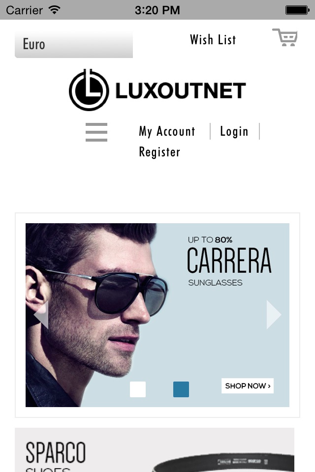 LuxOutnet screenshot 2