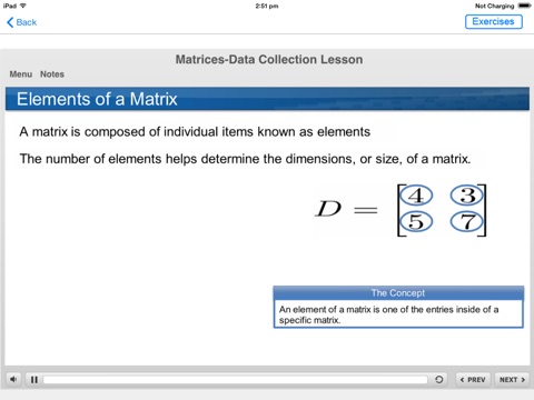 Matrices screenshot 3