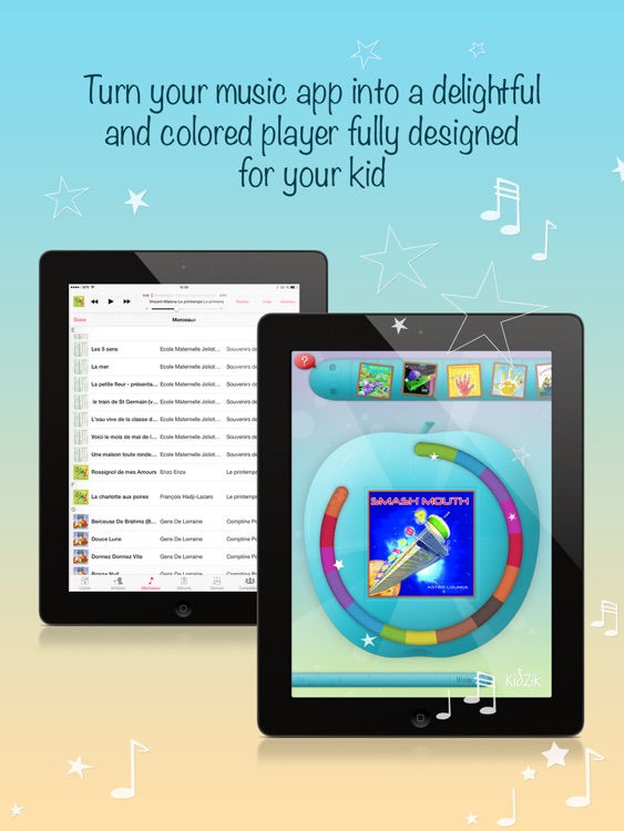 KidZik, music player for kids