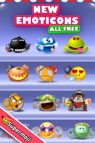 Supermoji - Extra Big Emojis and 3D Animated Emoticons screenshot 2