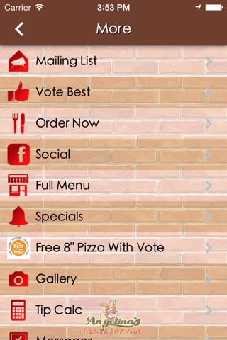 Angelina's Pizza Las Vegas screenshot 2