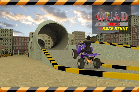 Quad Bike Race Stunt 3D - A crazy stunt bike simulator screenshot 3