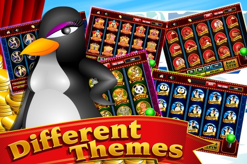 Play and Win the Ice Cold Lucky Penguin in Winter Land Casino Vegas Slots Machine screenshot 2