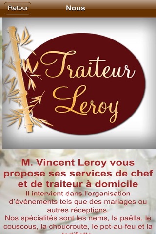 Traiteur Leroy 44 screenshot 2