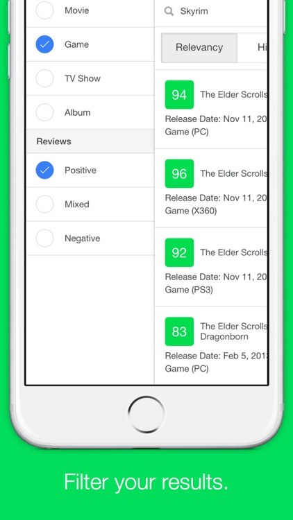 Metacritic Reviews - Unofficial Metacritic App