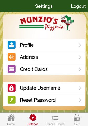 Nunzio's Pizza screenshot 2