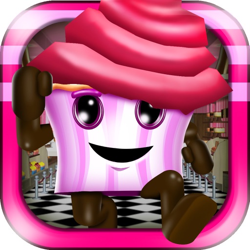 3D Cupcake Girly Girl Bakery Run Game FREE iOS App