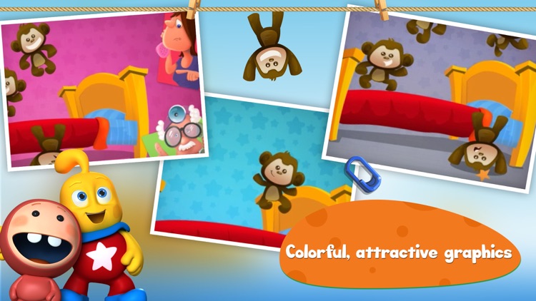 5 Little Monkeys Jumping On The Bed: TopIQ Story Book For Children in Preschool to Kindergarten screenshot-4