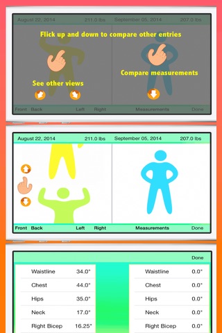 Weight Loss Results Tracker+ - Compare Your Photos, Weight & Measurements! screenshot 4