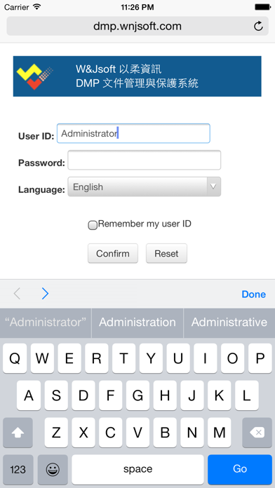 How to cancel & delete 以柔資訊-W&J DMPViewer from iphone & ipad 1