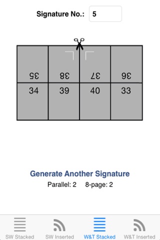8-up Page Impositions - náhled