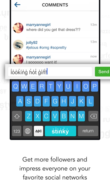 FontKeyboard for iOS 8 - use cool fonts and texts directly from your keyboard