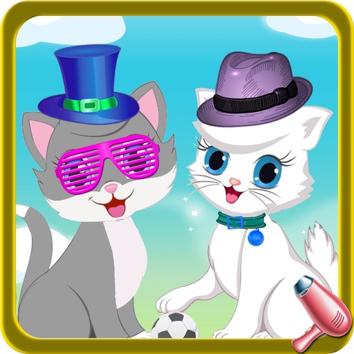 Fluffy Kitty Cat Pet Dress up Salon Icon